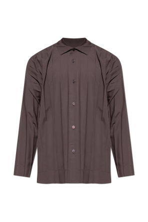 Homme Plissé Issey Miyake Oversize pleated shirt | Men's Clothing